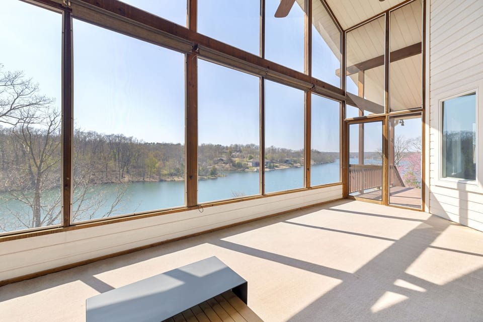 After a big day on the water, have a meal al fresco, or continue to enjoy the views from the cozy screened in porch!