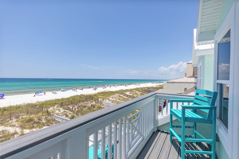 Private balcony off the 2nd floor Master Bedroom