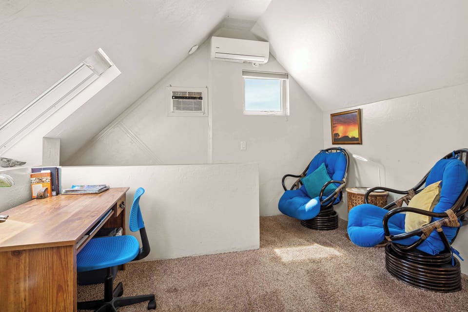 Dedicated workspace for remote work or relaxing.