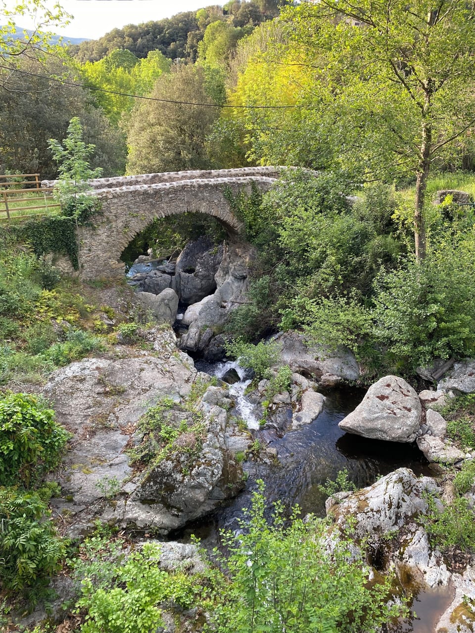 Fairy bridge a short hike away