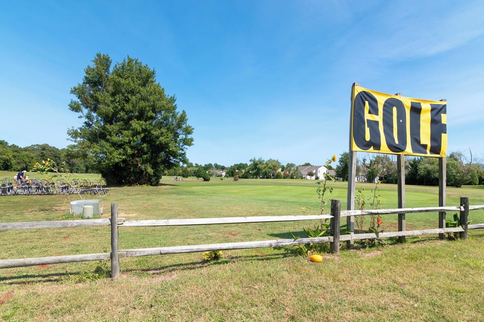 View from front of townhome. This is the Midway Par 3 Golf Course.