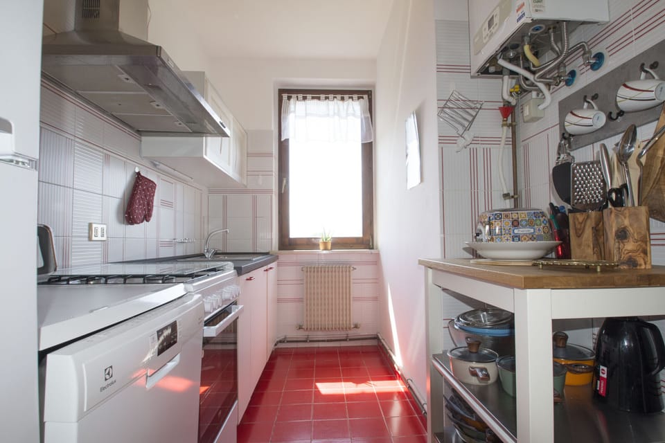 Well-organized and functional kitchen.