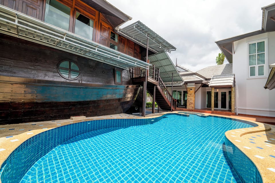Royal Boat Pool Villa- Spectacular Aerial View/Outside View with Surroundings.