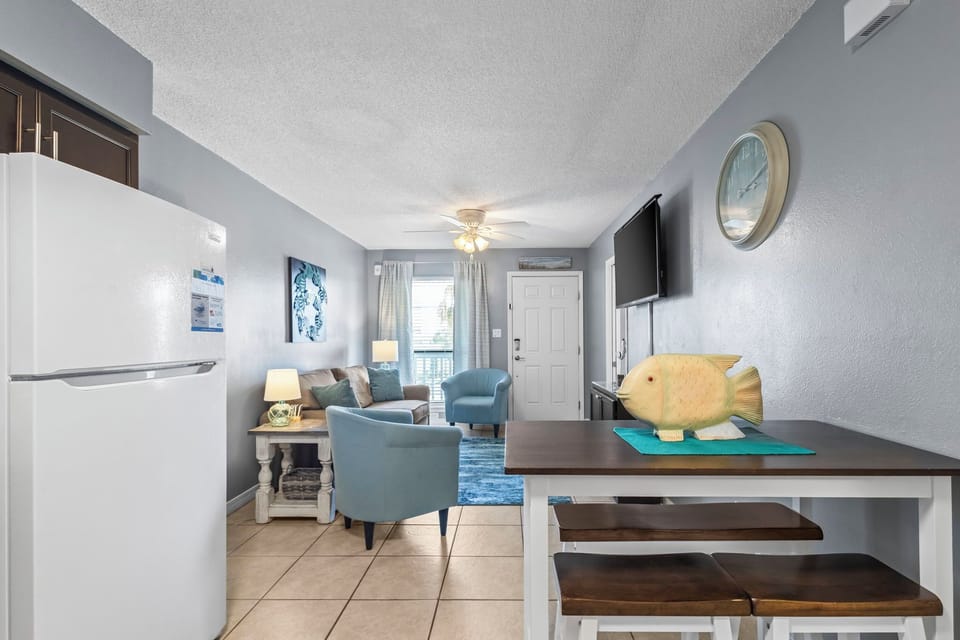 The Cove A103 Dining into Living area