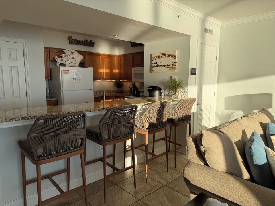Fully stocked kitchen
