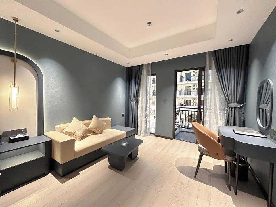 Deluxe Double Room Single Use, Balcony, Pool View | Minibar, desk, laptop workspace, free WiFi