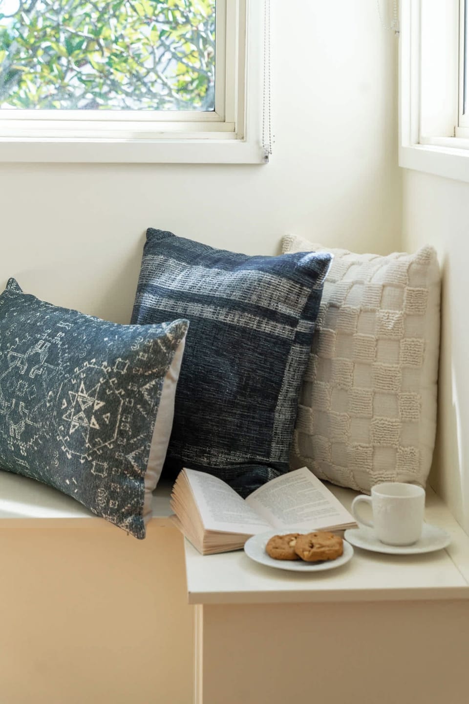 Relax in the reading nook in your main bedroom