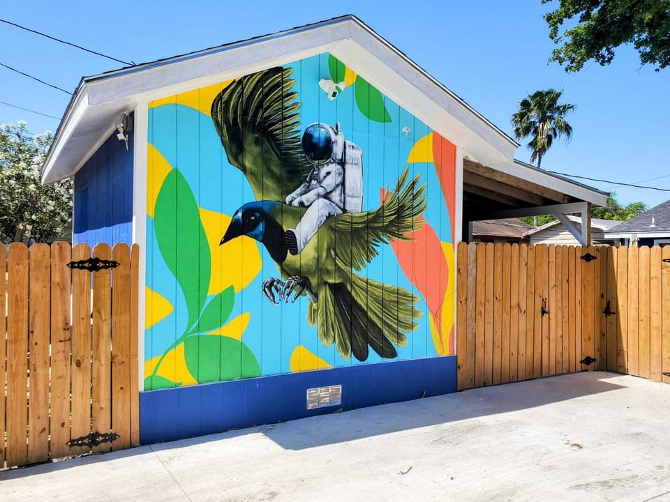 Take a selfie with a mural and use #BrownsvilleCorporateRentals !