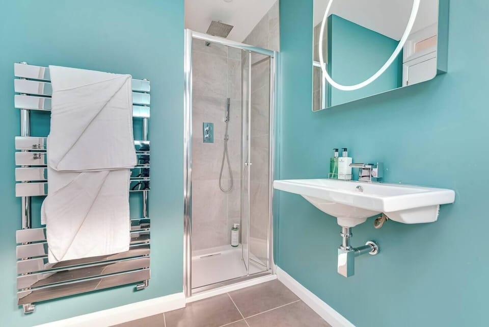 En suite shower room.