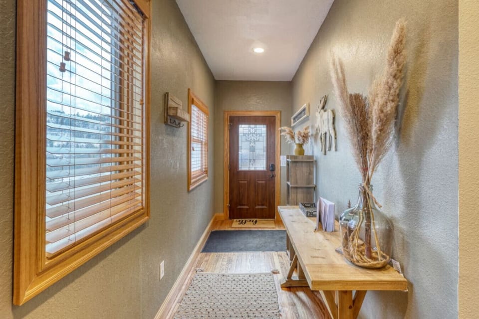 The entryway draws you in with promises of R&R