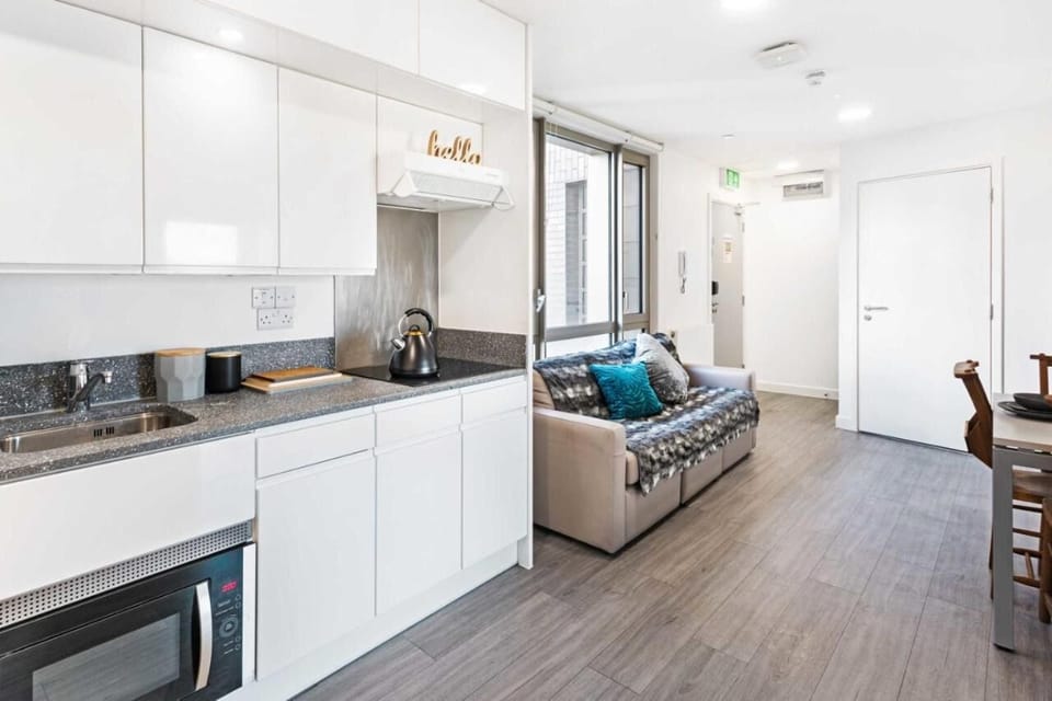 Apartment, City View | Shared kitchen