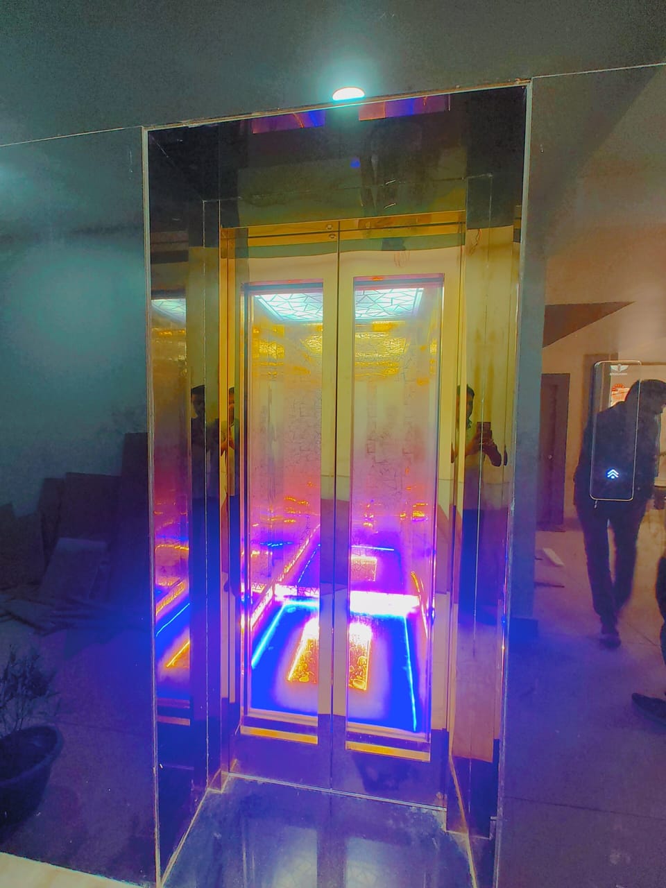 Interior entrance