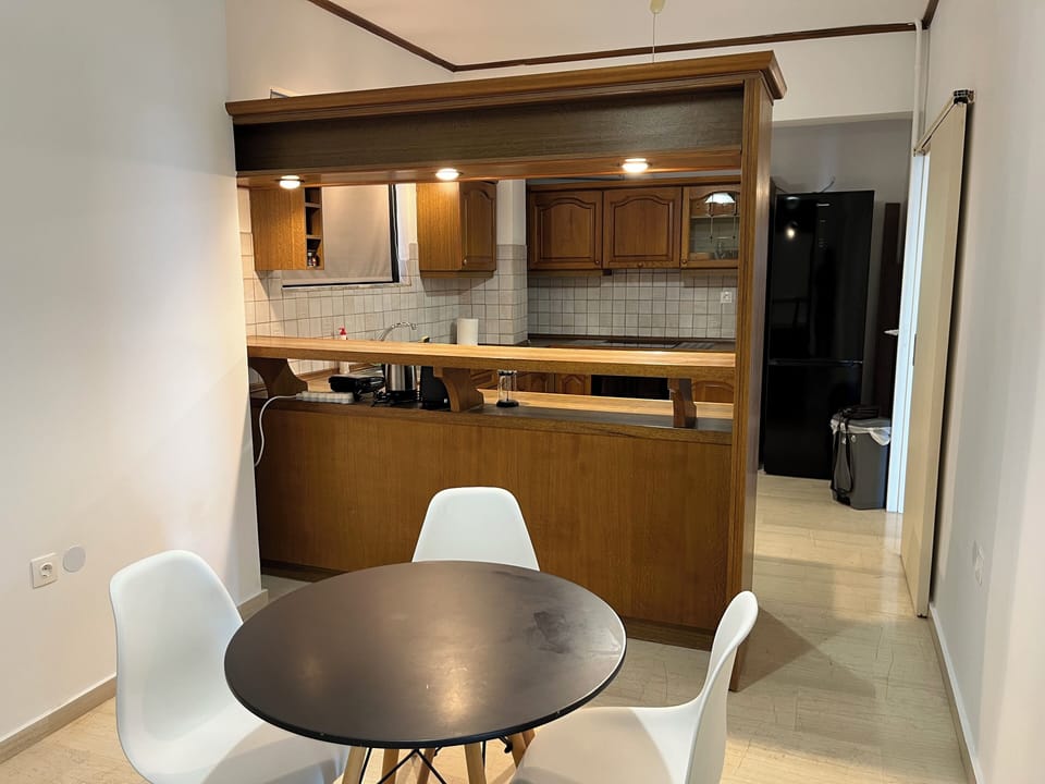 Apartment, Sea View | Private kitchen | Espresso maker, electric kettle, toaster