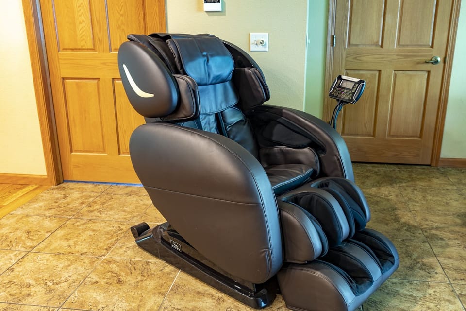 Massage Chair in the Great Room (Living Room)
