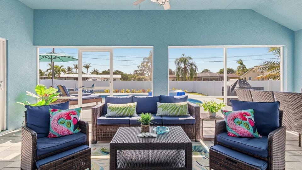 House, Multiple Beds, Pool Access, Pool View (Gem of Jensen Beach) | Terrace/patio