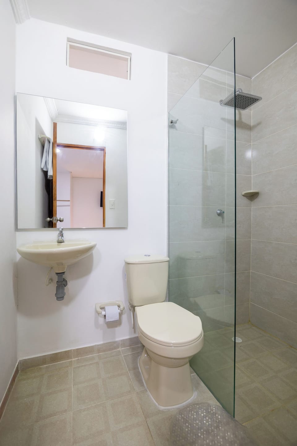 Family Triple Room | Bathroom | Shower, soap, toilet paper