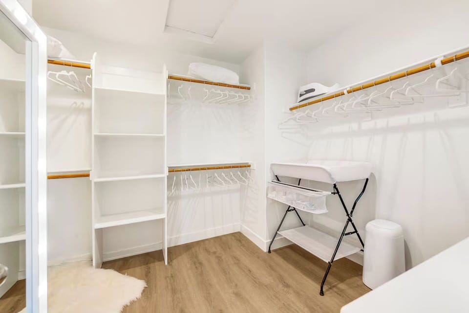 Crib, changing table, diaper genie, baby bath, some toys+books for little ones.