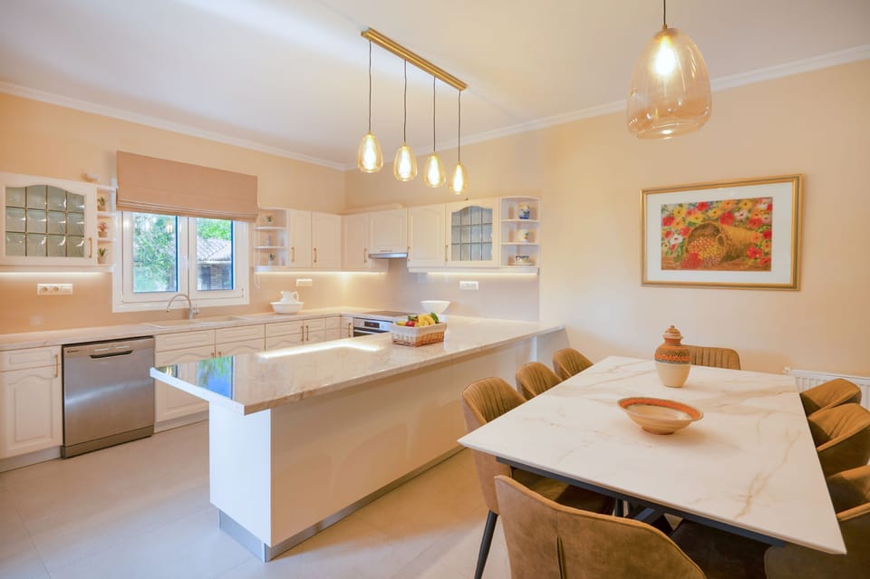 Kitchen and dining area