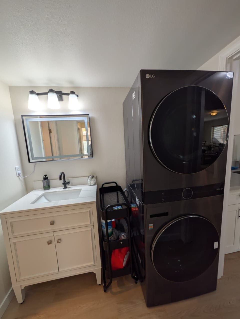 In-unit washer and dryer for added convenience