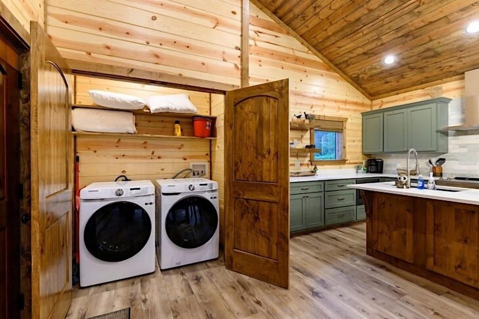 Full size washer and dryer for your use