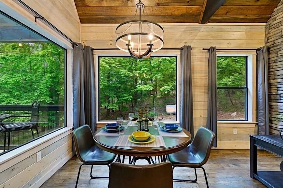 Beautiful view of nature from dining area