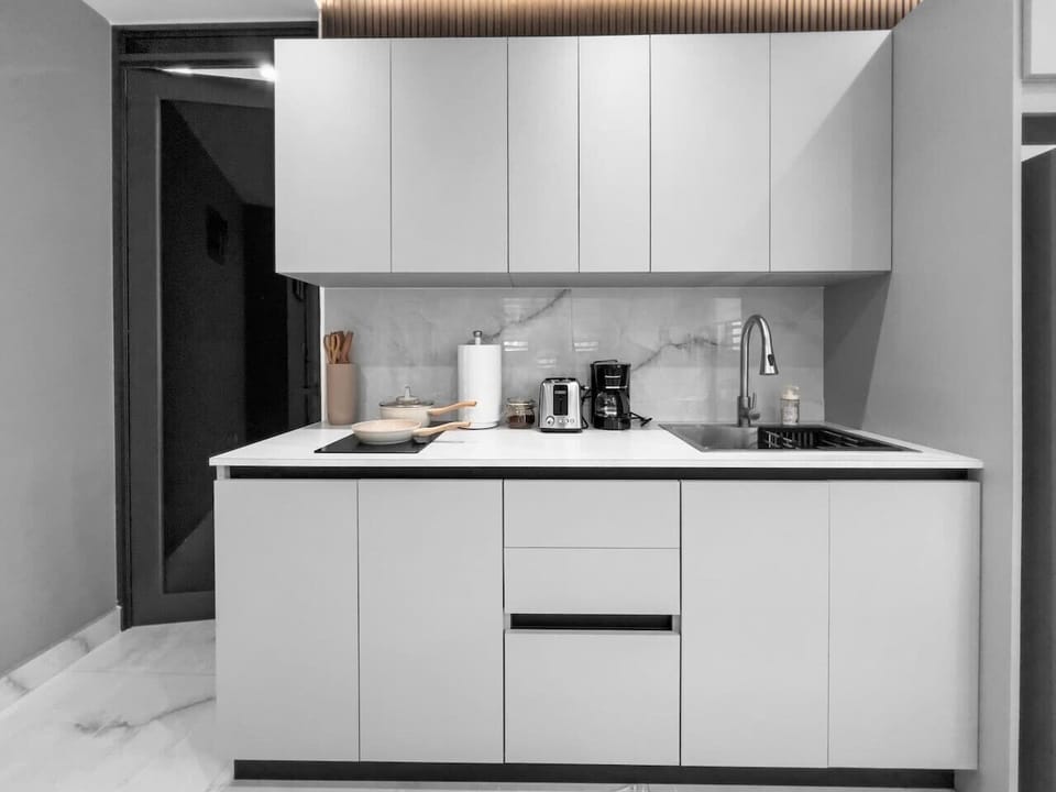 Enjoy a calming kitchen space where everything is organized thoughtfully to support smooth and relaxed cooking