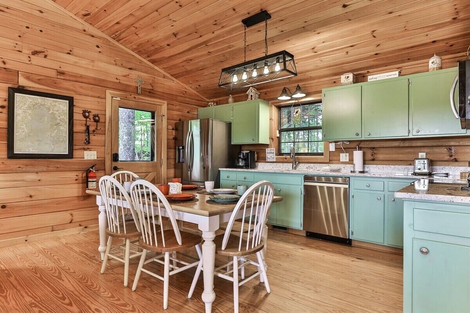 Open kitchen area