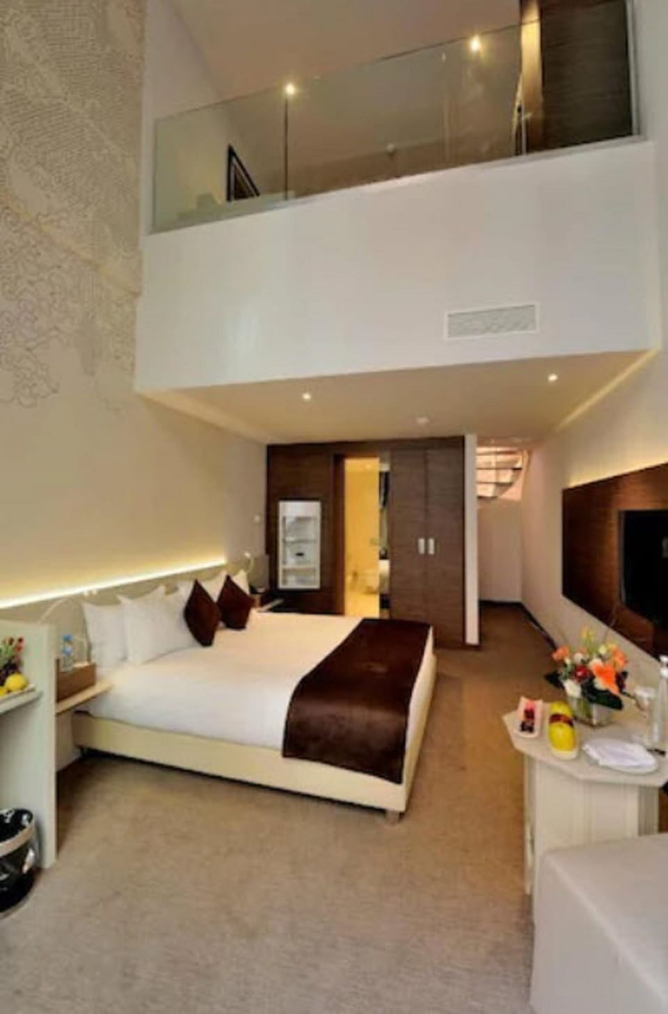 Family Suite, City View | Minibar, in-room safe, desk, laptop workspace