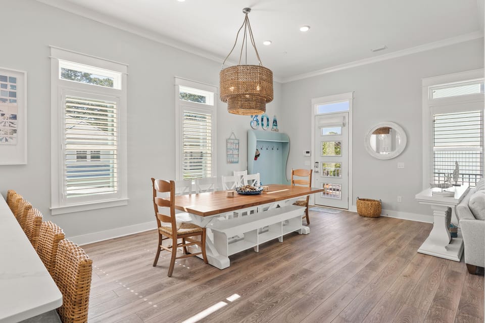 Charming decor.