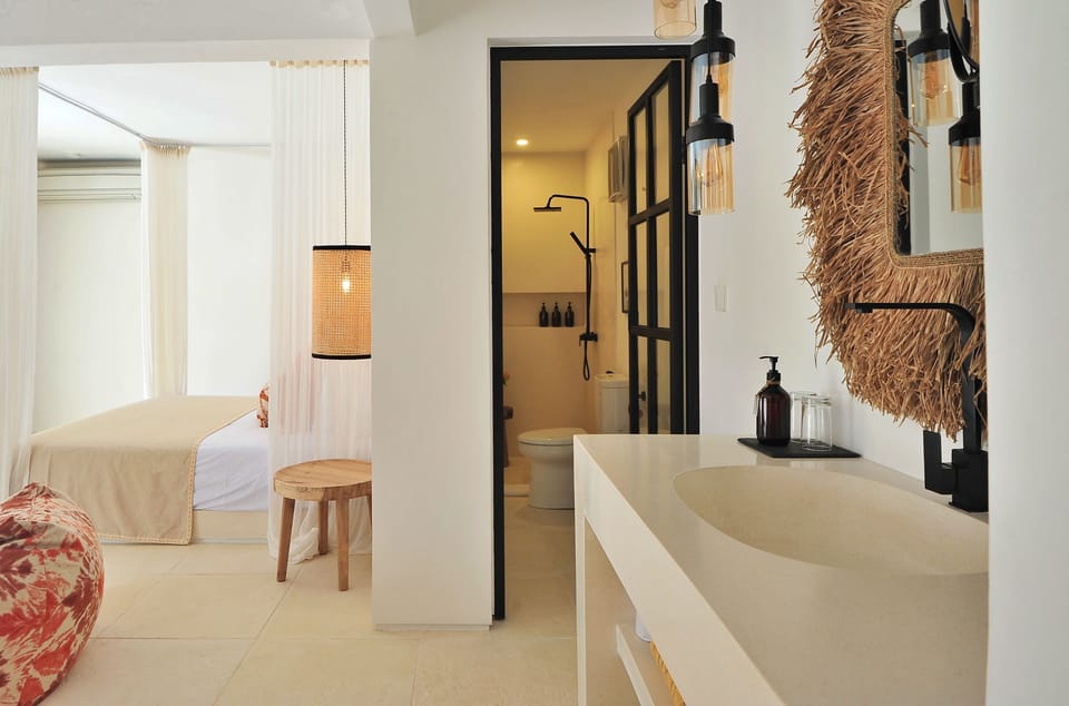 Superior Suite, Pool View | Desk, laptop workspace, iron/ironing board, free WiFi