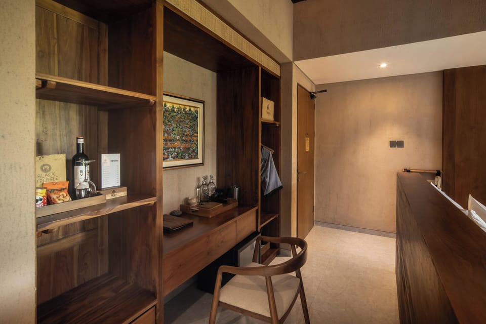 Grand One Bedroom Villa with Private Pool | Minibar, blackout drapes, free WiFi, bed sheets