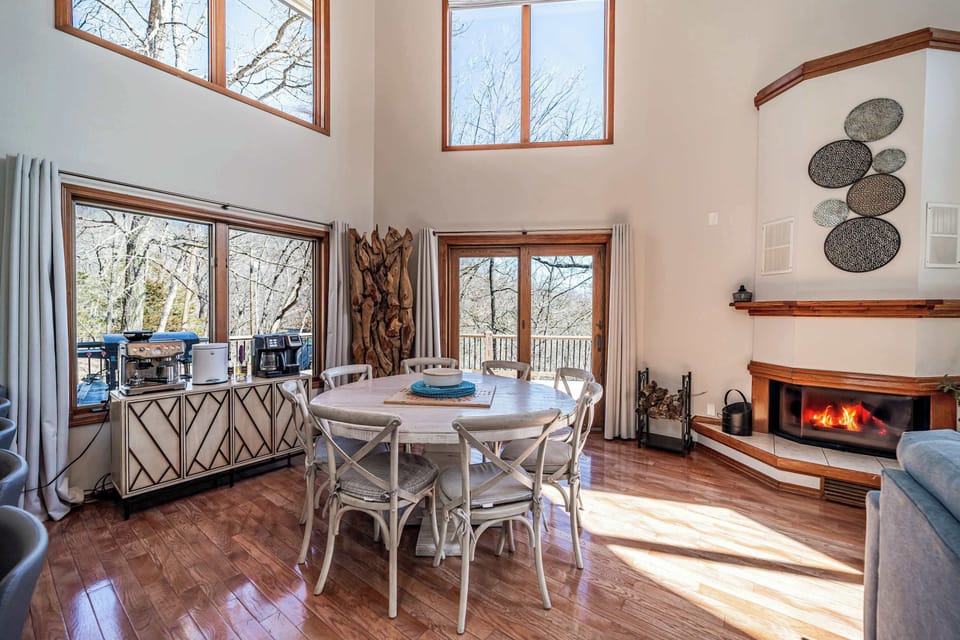 Access for the expansive wrap around decks