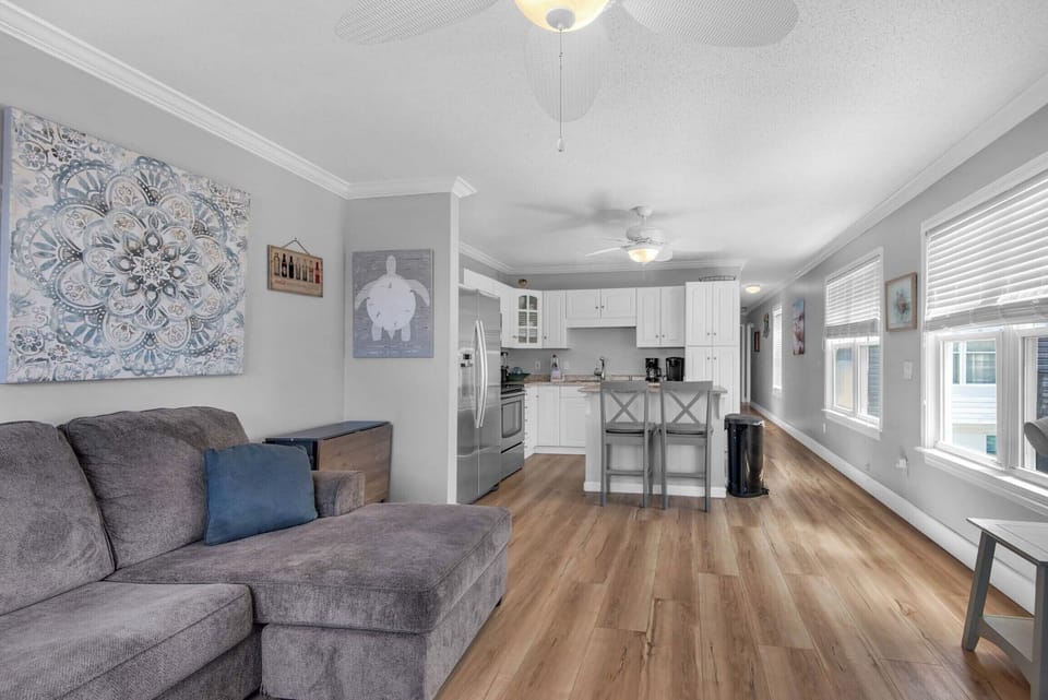 Second floor - living and kitchen