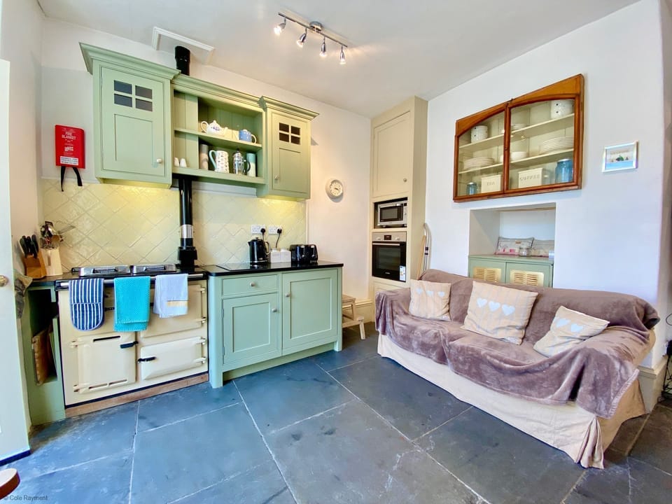 Kitchen of Camel Cottage, in Padstow, North Cornwall