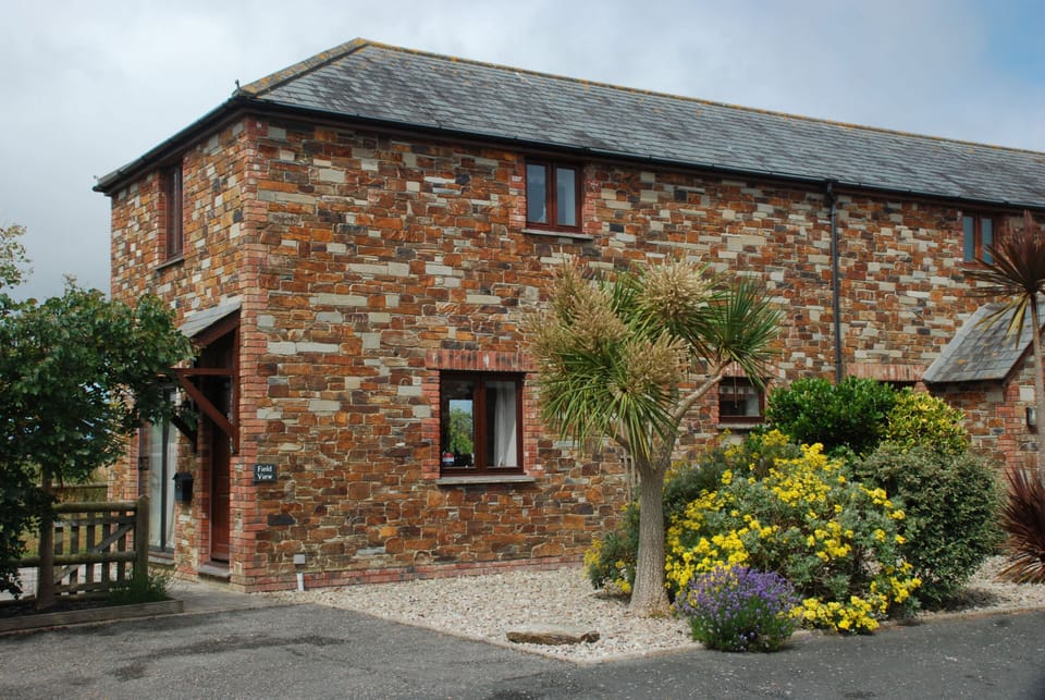 Outside front of Field View Holiday Cottage, Padstow, North Cornwall