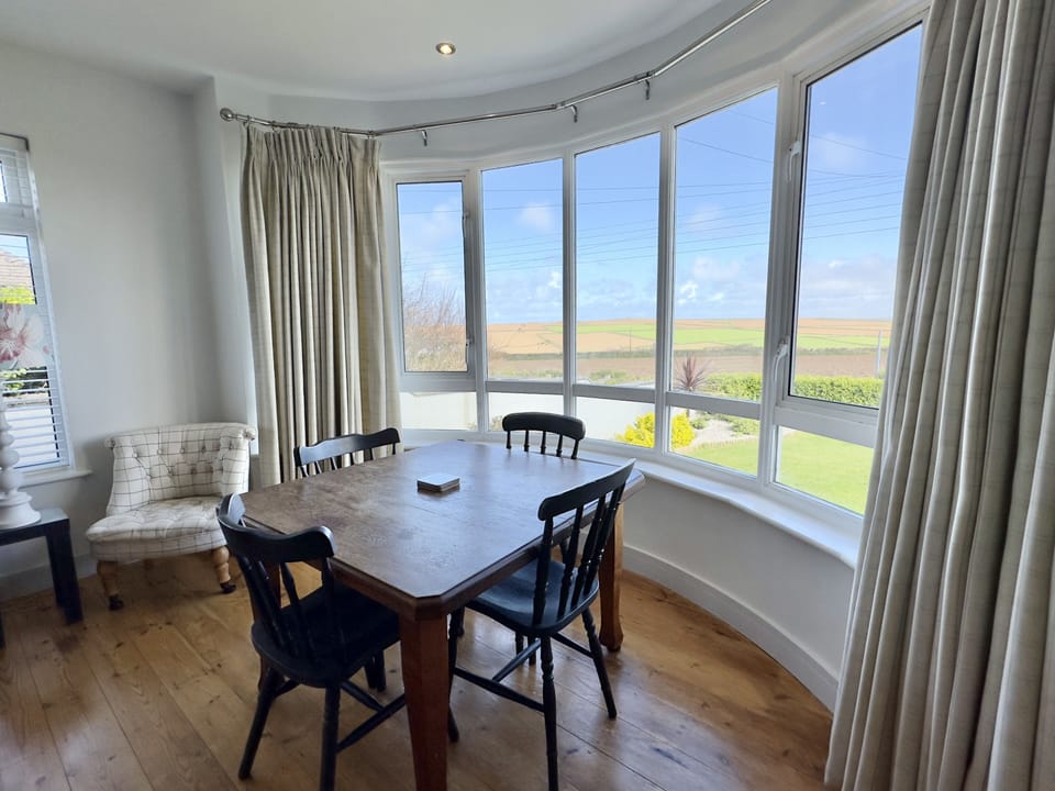 Countryside views from Hardown Holiday Home , South Way,  Windmill, Trevone, Padstow