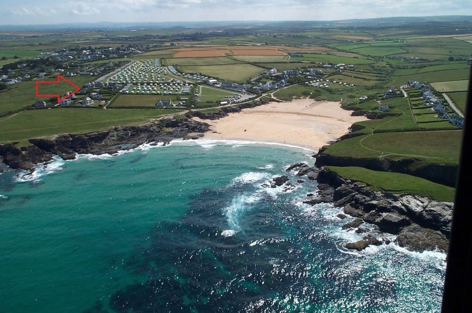 Treyarnon Bay is the closest beach 1.6 miles away