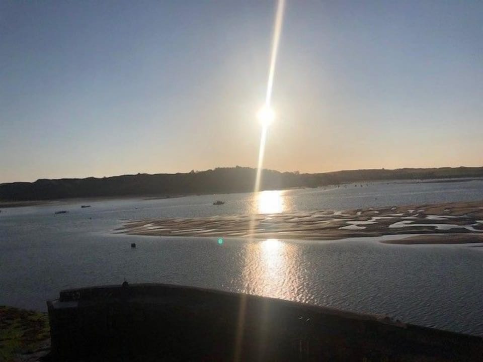 Sunset over the River Camel, Padstow, North Cornwall
