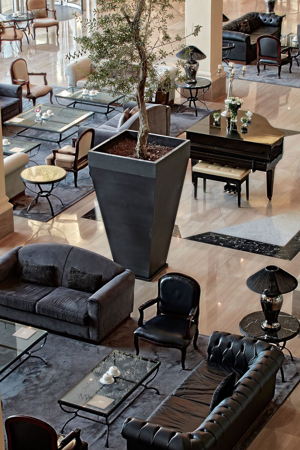 Lobby sitting area