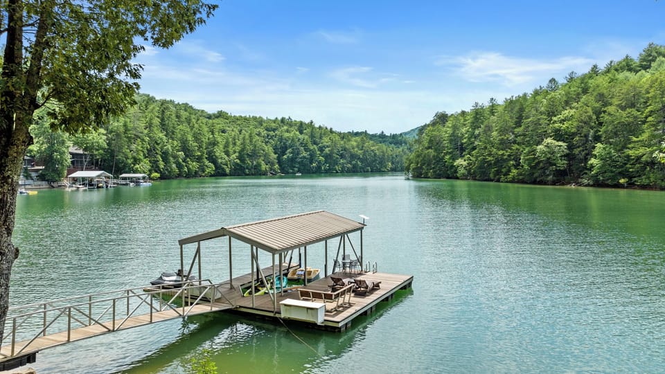 Panoramic Lake View from the Shoreline