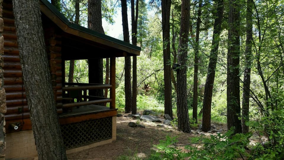 Front deck of Cabin on Tonto Creek