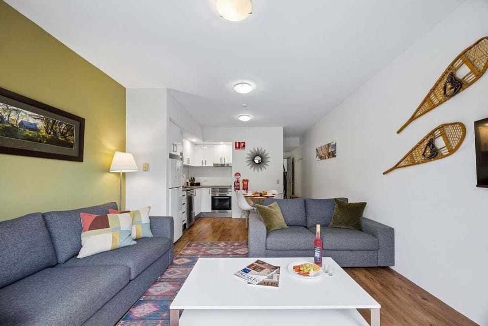 Living, dining, kitchen