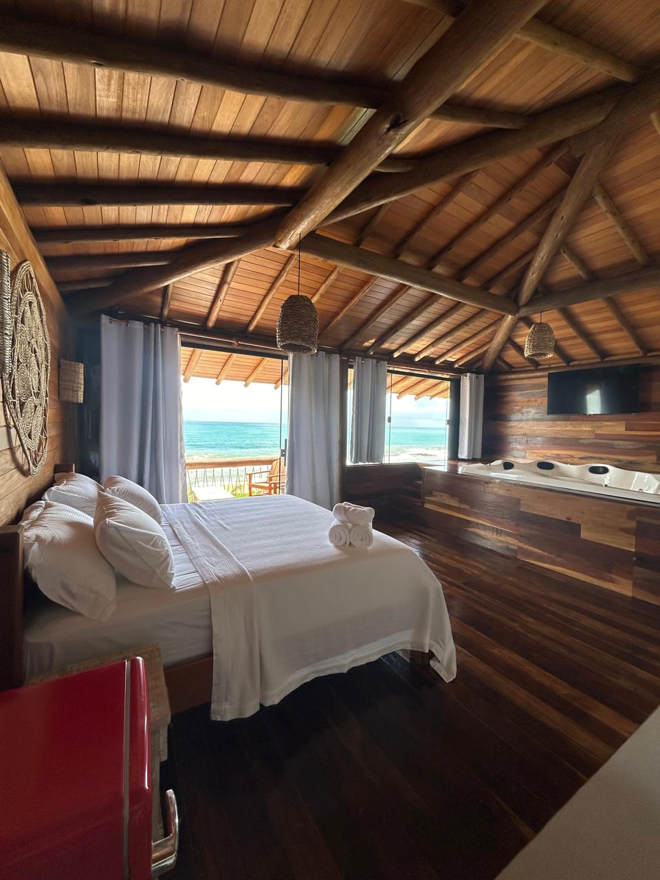 Deluxe Apartment, Lanai, Sea View | Minibar, free WiFi