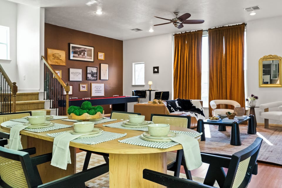 Open dining area