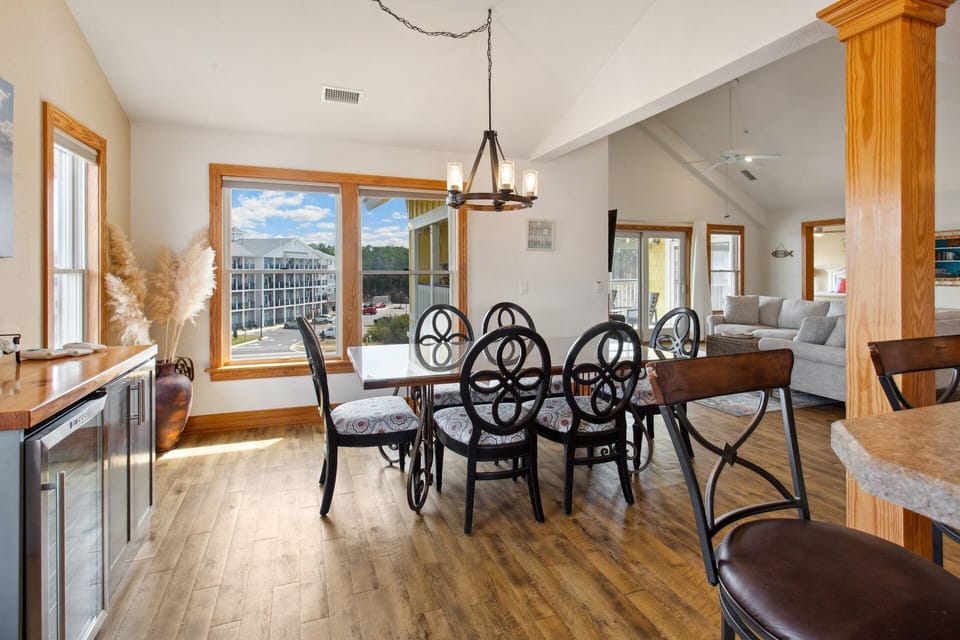 Eat together in the beautiful Dining Area illuminated by natural light.