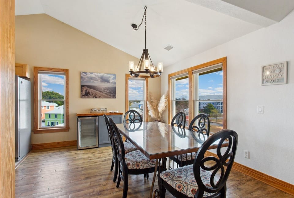 Eat together in the beautiful Dining Area illuminated by natural light.