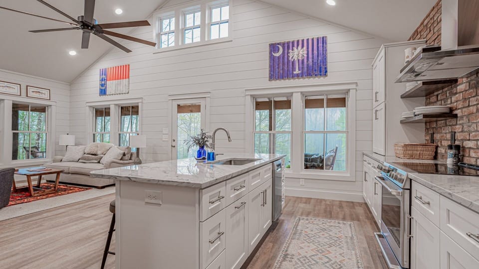 Well designed Kitchen includes all SS appliances, drip coffee maker and pantry