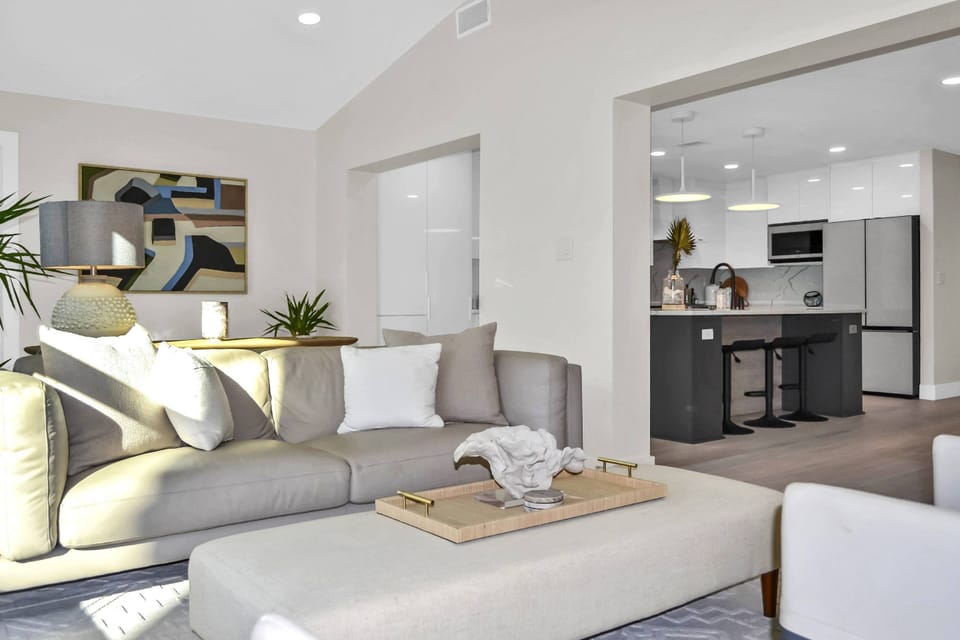 A luxurious living area designed for relaxation and peaceful moments of solitude.