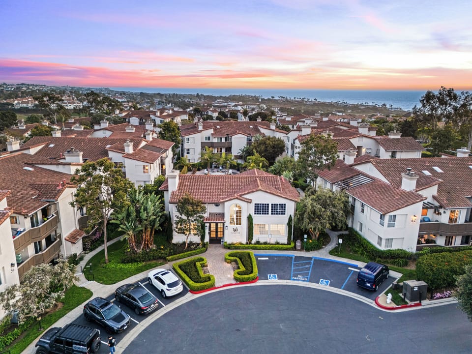 Aerial view of the community.