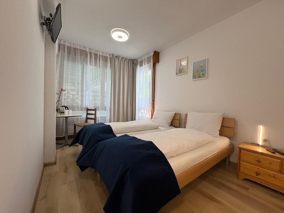 Economy Twin Room | Laptop workspace, free WiFi, bed sheets